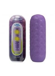 Фиолетовый мастурбатор Venus-X Twin balls - Baile - в Йошкар-Оле купить с доставкой
