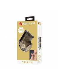 Дымчатая насадка на пенис и мошонку - Baile - в Йошкар-Оле купить с доставкой