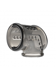 Дымчатая насадка на пенис и мошонку - Baile - в Йошкар-Оле купить с доставкой