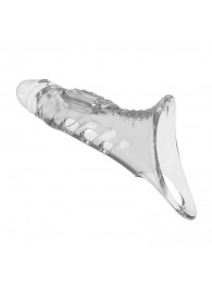 Прозрачная насадка на пенис - 22 см. - Baile - в Йошкар-Оле купить с доставкой