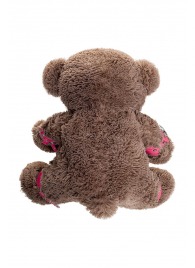 Бондажный набор: бурый мишка с розовыми оковами и наручниками - Pecado - купить с доставкой в Йошкар-Оле