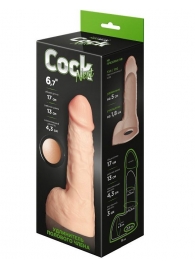 Телесный фаллоудлинитель с мошонкой Cock Next - 17 см. - LOVETOY (А-Полимер) - в Йошкар-Оле купить с доставкой