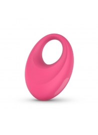 Розовое интерактивное эрекционное виброкольцо Leo - Easy toys - в Йошкар-Оле купить с доставкой