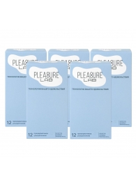 Набор из 5 упаковок ультратонких презервативов Pleasure Lab (по 12 шт.) - Pleasure Lab - купить с доставкой в Йошкар-Оле