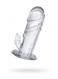 Прозрачная насадка на пенис Uco - 13 см. - A-toys - в Йошкар-Оле купить с доставкой