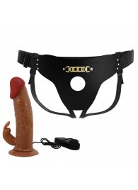 Мужской полый страпон с вибрацией Marion - Baile - купить с доставкой в Йошкар-Оле