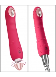 Малиновая насадка на душ с вибрацией Showers to orgasm - 20,1 см. - Orion - купить с доставкой в Йошкар-Оле