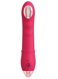 Малиновая насадка на душ с вибрацией Showers to orgasm - 20,1 см. - Orion - купить с доставкой в Йошкар-Оле
