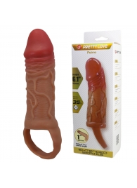 Реалистичная насадка на член Peirre - 15,5 см. - Baile - в Йошкар-Оле купить с доставкой