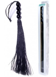 Черная силиконовая плеть - 37 см. - Boys of Toys - купить с доставкой в Йошкар-Оле