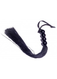 Черная силиконовая плеть - 37 см. - Boys of Toys - купить с доставкой в Йошкар-Оле