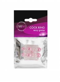 Прозрачная насадка на пенис с цветными шариками - Erowoman-Eroman - в Йошкар-Оле купить с доставкой