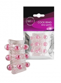 Прозрачная сквозная насадка на пенис с цветными шариками - Erowoman-Eroman - в Йошкар-Оле купить с доставкой