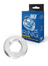 Прозрачное эрекционное кольцо-бублик - Sex Expert - в Йошкар-Оле купить с доставкой