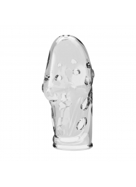 Прозрачная насадка на пенис Booker - 8 см. - Baile - в Йошкар-Оле купить с доставкой