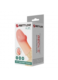 Телесная насадка на пенис Huel - 9 см. - Baile - в Йошкар-Оле купить с доставкой