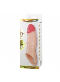 Телесная удлиняющая насадка на пенис Darnel - Baile - в Йошкар-Оле купить с доставкой