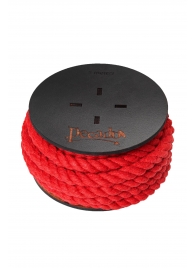 Красная веревка для шибари на катушке - 5 м. - Pecado - купить с доставкой в Йошкар-Оле