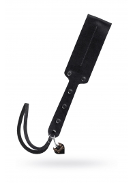 Черный кожаный пэддл - 32 см. - Pecado - купить с доставкой в Йошкар-Оле