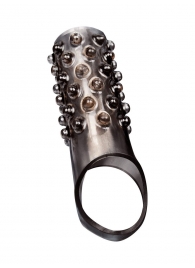 Дымчатая насадка на пенис с выпуклостями - 12 см. - Sex Expert - в Йошкар-Оле купить с доставкой