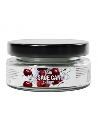 Массажная свеча «Спелая вишня» - 50 мл. - SGAN - купить с доставкой в Йошкар-Оле