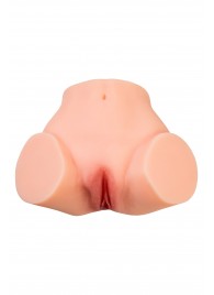 Телесный реалистичный мастурбатор-полуторс с 2 любовными входами - No Name - в Йошкар-Оле купить с доставкой