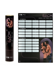 Плакат для двоих со скретч-слоем «БДСМ» - Сима-Ленд - купить с доставкой в Йошкар-Оле