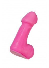 Розовая свеча в форме пениса - 47 гр. - Pecado - купить с доставкой в Йошкар-Оле