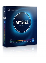 Презервативы MY.SIZE размер 72 - 3 шт. - My.Size - купить с доставкой в Йошкар-Оле