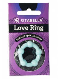 Цветное эрекционное кольцо Love Ring с бусинами - Sitabella - в Йошкар-Оле купить с доставкой