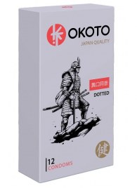 Точечные презервативы OKOTO Dotted - 12 шт. - Sitabella - купить с доставкой в Йошкар-Оле