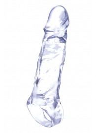 Прозрачная насадка-удлинитель Length Enhancer с подхватом - 16 см. - NMC - в Йошкар-Оле купить с доставкой