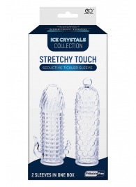 Набор из 2 прозрачных насадок на член Seductive Tickler Sleeves Set - NMC - в Йошкар-Оле купить с доставкой