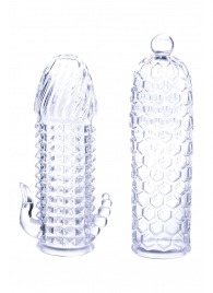 Набор из 2 прозрачных насадок на член Seductive Tickler Sleeves Set - NMC - в Йошкар-Оле купить с доставкой