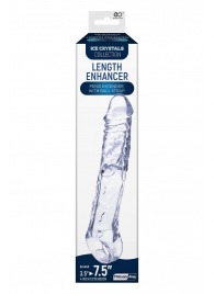 Прозрачная насадка-удлинитель Length Enhancer с подхватом - 22,3 см. - NMC - в Йошкар-Оле купить с доставкой