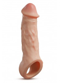 Телесная насадка-удлинитель Intrepid 9.25 Inch Realistic Penis Extender Sleeve - 23,5 см. - Blush Novelties - в Йошкар-Оле купить с доставкой