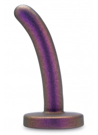 Фиолетовая насадка с гладкой поверхностью Surrender 4.75 Inch Beginner Pegging Dildo - 12 см. - Blush Novelties - купить с доставкой в Йошкар-Оле