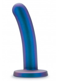 Синяя насадка с гладкой поверхностью Surrender 5.75 Inch Intermediate Pegging Dildo - 14,6 см. - Blush Novelties - купить с доставкой в Йошкар-Оле