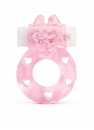 Розовое эрекционное виброкольцо в форме зайчика - 1137 - в Йошкар-Оле купить с доставкой