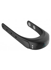 Черное эрекционное виброкольцо на ремешках - Boys of Toys - в Йошкар-Оле купить с доставкой