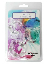 Набор из 3 эрекционных прозрачных колец - Boys of Toys - в Йошкар-Оле купить с доставкой