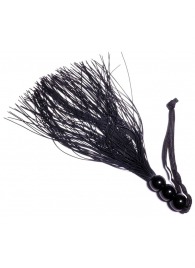 Черная силиконовая плетка - 25,4 см. - Boys of Toys - купить с доставкой в Йошкар-Оле