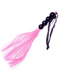 Розовая силиконовая плеть - 35,5 см. - Boys of Toys - купить с доставкой в Йошкар-Оле