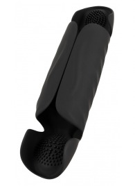 Черный вибромастурбатор с трехточечной стимуляцией Penis Trainer with 3 Point Stimulation - Orion - в Йошкар-Оле купить с доставкой