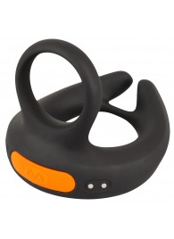 Черный вибростимулятор мошонки RC Scrotum Stimulator with Vibration - Orion - в Йошкар-Оле купить с доставкой