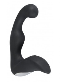 Черный перезаряжаемый стимулятор простаты с вибрацией - 14,6 см. - Orion - в Йошкар-Оле купить с доставкой