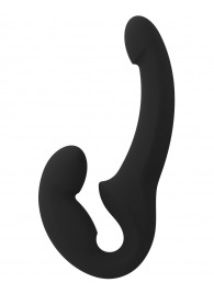 Черный безремневой страпон Share Lite - Fun Factory - купить с доставкой в Йошкар-Оле