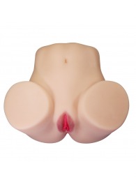 Телесный мастурбатор Julia с 2 любовными каналами - Baile - в Йошкар-Оле купить с доставкой