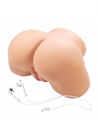 Телесный мастурбатор Olivia с 2 любовными отверстиями - Baile - в Йошкар-Оле купить с доставкой