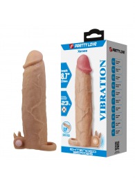 Телесная насадка на пенис Xerxes - 22 см. - Baile - в Йошкар-Оле купить с доставкой